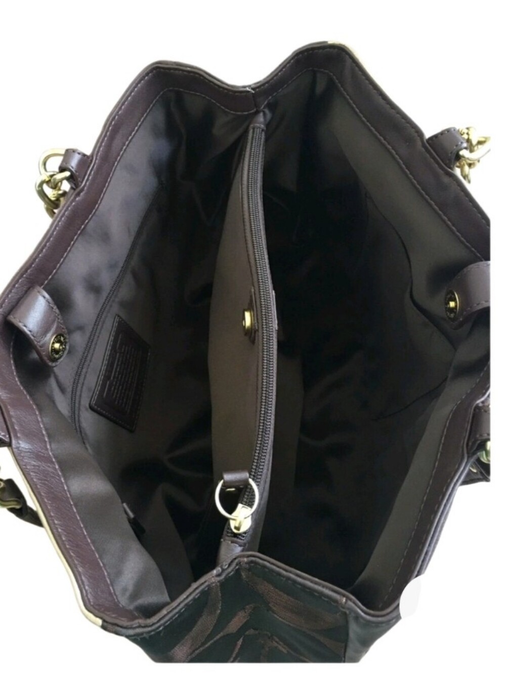 Coach NWOT 2012 (Style F20013). Inlaid Patchwork Shoulder Bag No Callouts - Picture 4 of 8